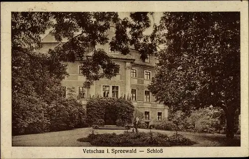 Ak Vetschau im Spreewald, Schloss