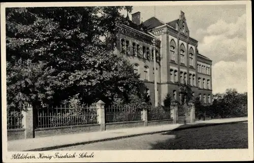 Ak Altdöbern in der Niederlausitz, König Friedrich Schule