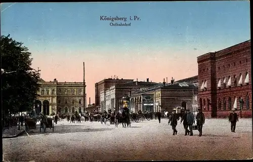 Ak Kaliningrad Königsberg Ostpreußen, Ostbahnhof