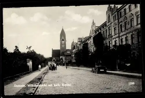 Foto Demmin in Vorpommern, Wilhelmstraße, Kath. Kirche