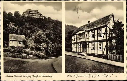 Ak Gernrode Quedlinburg im Harz, Kurhaus Stubenberg, Pension Kestner