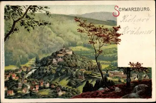 Litho Schwarzburg in Thüringen, Gesamtansicht