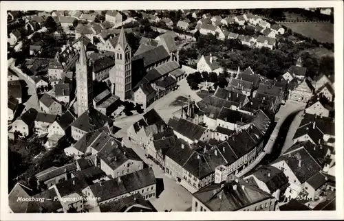 Ak Moosburg an der Isar, Fliegeraufnahme