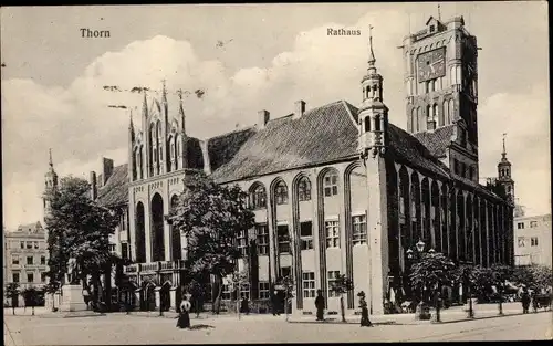 Ak Toruń Thorn Westpreußen, Rathaus