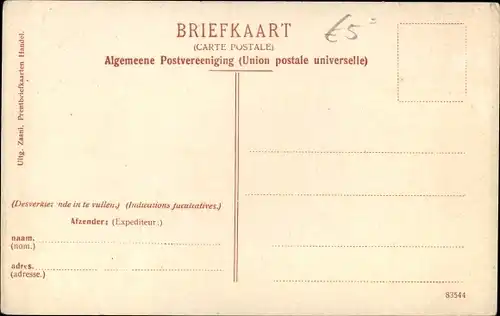 Ak Zaandam Zaanstad Nordholland, Westzijde b/d Mallegatsluis