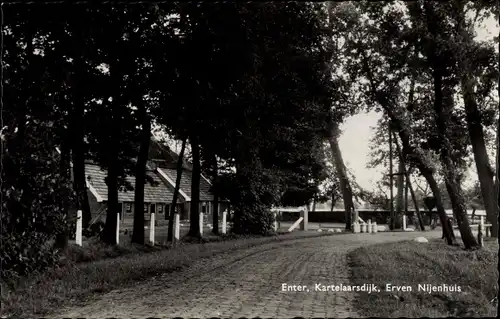 Ak Enter Overijssel, Kartelaarsdijk, Erven Nijenhuis