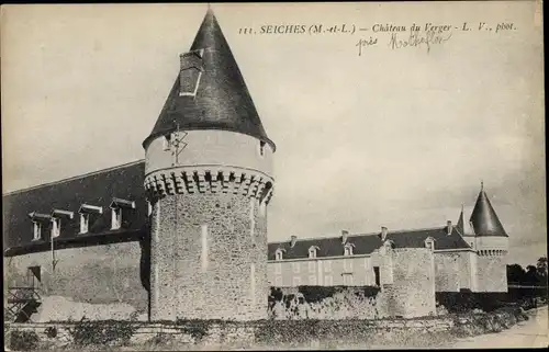 Ak Seiches Maine et Loire, Château du Verger