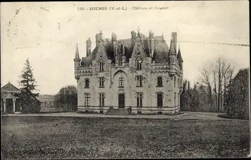 Ak Seiches Maine et Loire, Chateau de Brignac