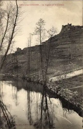 Ak Sail sous Couzan Loire, Le Lignon et le Château