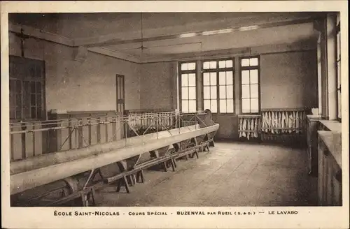 Ak Rueil Hauts de Seine, Institution Saint Nicolas de Buzenval, Le Lavabo
