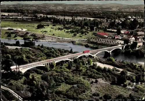 Ak Feurs Loire, Le Pont sur la Loire