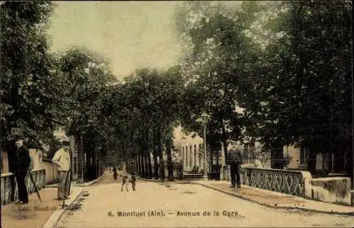 Ak Montluel Ain, Avenue de la Gare