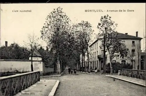 Ak Montluel Ain, Avenue de la Gare