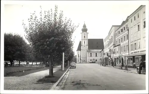 Ak Aschach an der Donau Oberösterreich, Straßenpartie