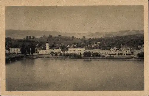 Ak Aschach an der Donau Oberösterreich, Blick auf den Ort