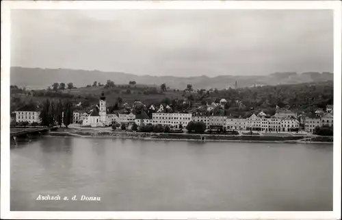 Ak Aschach an der Donau Oberösterreich, Blick auf den Ort