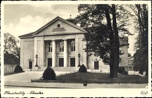 Ak Neustrelitz in Mecklenburg, Theater