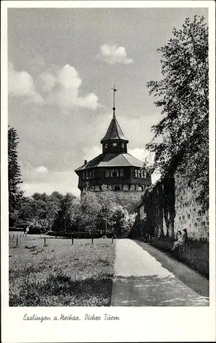 Ak Esslingen am Neckar, Dicker Turm