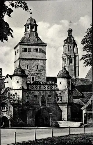 Ak Weißenburg in Mittelfranken Bayern, Ellinger Tor