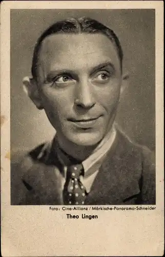 Ak Schauspieler Theo Lingen, Portrait