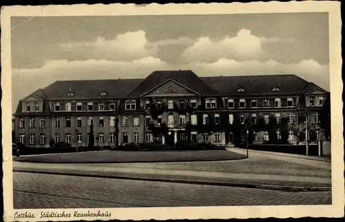 Ak Cottbus in der Niederlausitz, Städtisches Krankenhaus