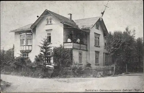 Ak Gehren Ilmenau im Ilm Kreis Thüringen, Soldatengenesungsheim