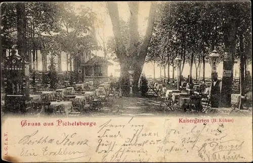 Ak Berlin Charlottenburg Westend Pichelsberg, Gasthaus Kaisergarten