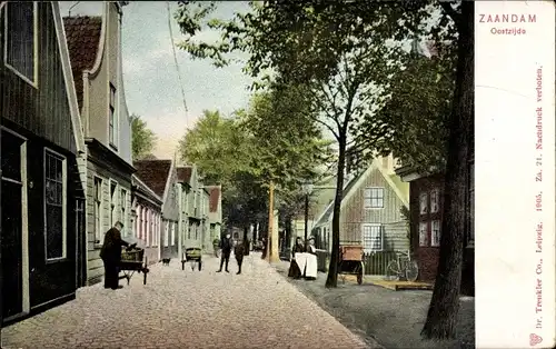 Ak Zaandam Zaanstad Nordholland, Oostzijde