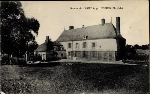 Ak Seiches Maine et Loire, Manoir du Lisieux