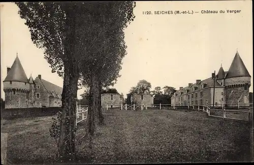 Ak Seiches Maine et Loire, Chateau du Verger