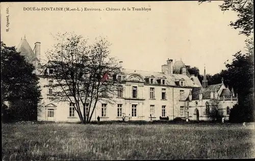 Ak Doué la Fontaine Maine et Loire, Chateau de la Tremblaye