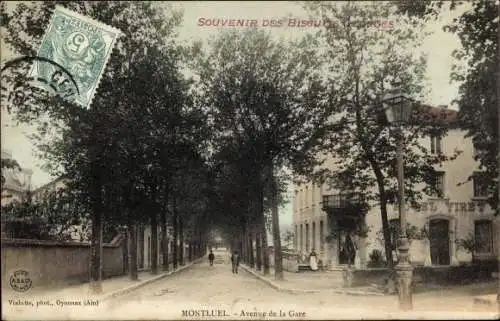 Ak Montluel Ain, Avenue de la Gare