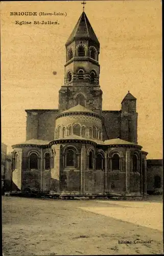 Ak Brioude Haute Loire, Eglise Saint Julien