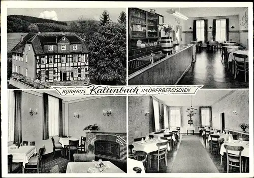 Ak Kaltenbach Engeskirchen Oberbergisches Land, Kurhaus Kaltenbach, Innenansicht