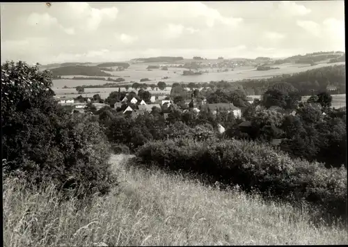 Ak Taltitz Oelsnitz im Vogtland, Landschaftsblick, Ort