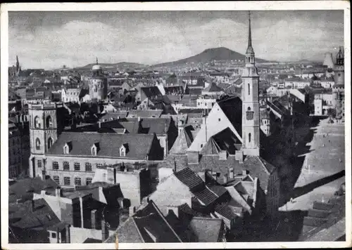 Ak Görlitz in der Lausitz, Stadtbild vom Rathausturm aus