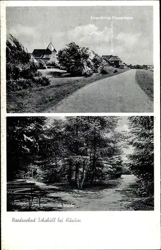 Ak Schobüll Husum in Nordfriesland, Strandhotel Friesenheim, Schobüll, Inh. Hans Mahlitz