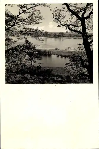 Ak Schnakenbek in Lauenburg, Sandkrug, Blick vom Waldgarten der Landhausklinik