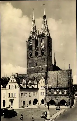Ak Stendal in Sachsen Anhalt, Ansicht der Marienkirche