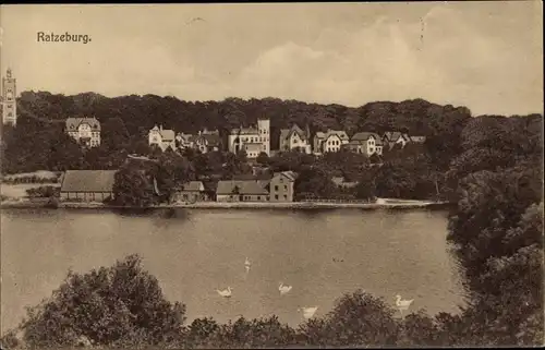 Ak Ratzeburg im Herzogtum Lauenburg, Teilansicht