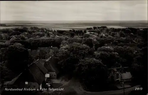 Ak Nieblum auf der Insel Föhr Nordfriesland, Teilansicht, Vogelschau