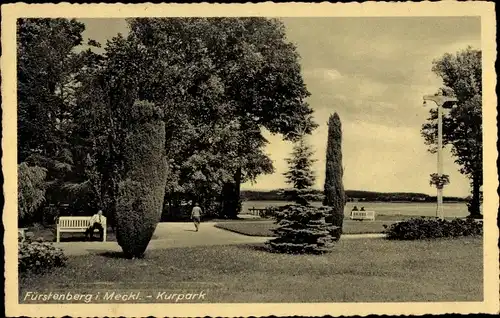 Ak Fürstenberg an der Havel, Kurpark