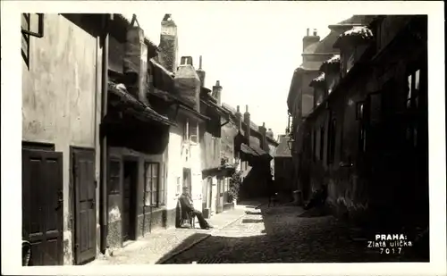Ak Praha Prag, Zlatá ulička, Das Goldene Gässchen