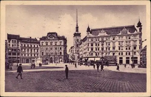 Ak Brno Brünn Südmähren, Freiheitsplatz