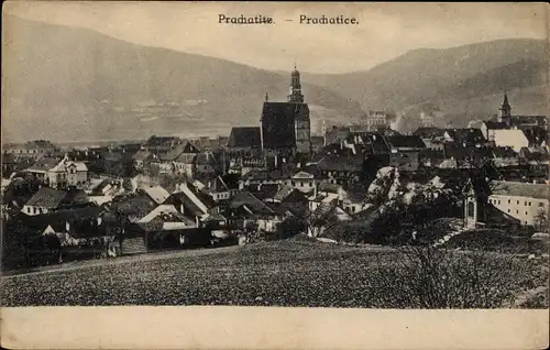 Ak Prachatice Prachatitz Südböhmen, Panorama