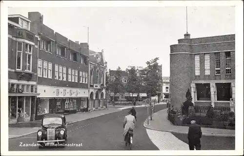 Ak Zaandam Zaanstad Nordholland, Wilhelminastraat