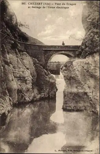 Ak Chezery Ain, Pont du Dragon et Barrage de l'Usine electrique