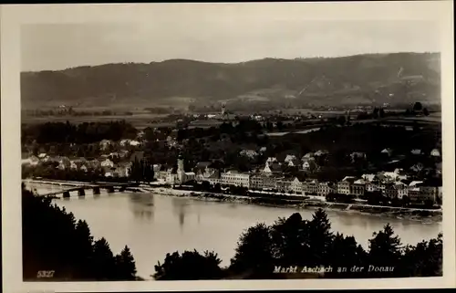 Ak Markt Aschach an der Donau Oberösterreich, Blick auf den Ort