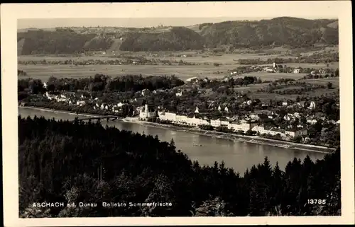 Ak Aschach an der Donau Oberösterreich, Panorama