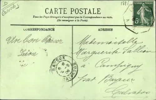 Ak Cabourg Calvados, Avenue de la Mer, Autos